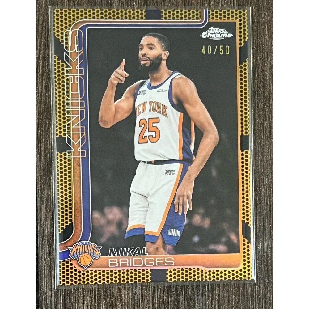2025 Topps Chrome Update Mikal Bridges 40/50